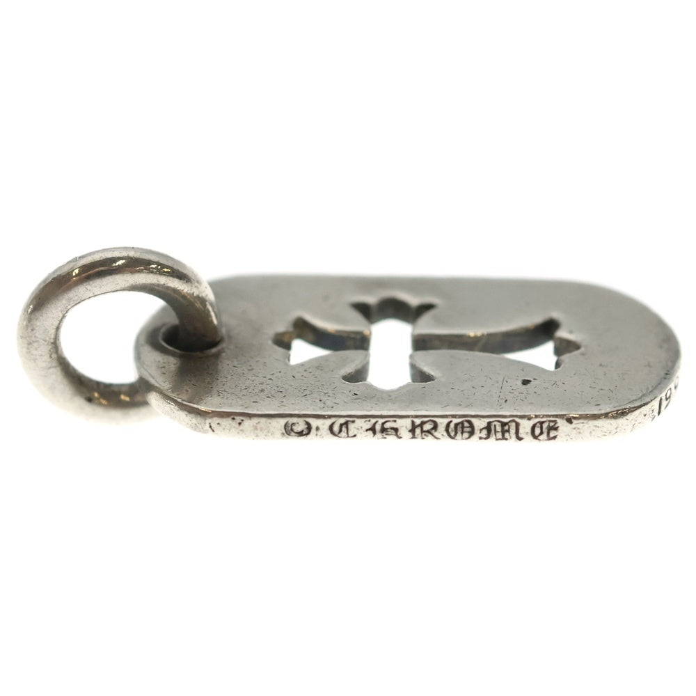 CHROME HEARTS(クロムハーツ) D TAG SML CO CRS OLD カットアウトクロスドッグタグ スモール ペンダントトップ シルバー BCA242