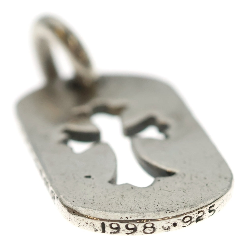 CHROME HEARTS(クロムハーツ) D TAG SML CO CRS OLD カットアウトクロスドッグタグ スモール ペンダントトップ シルバー BCA242