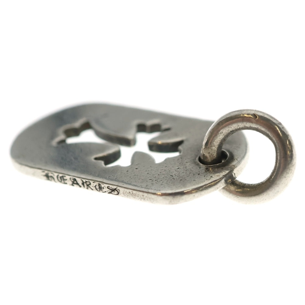 CHROME HEARTS(クロムハーツ) D TAG SML CO CRS OLD カットアウトクロスドッグタグ スモール ペンダントトップ シルバー BCA242