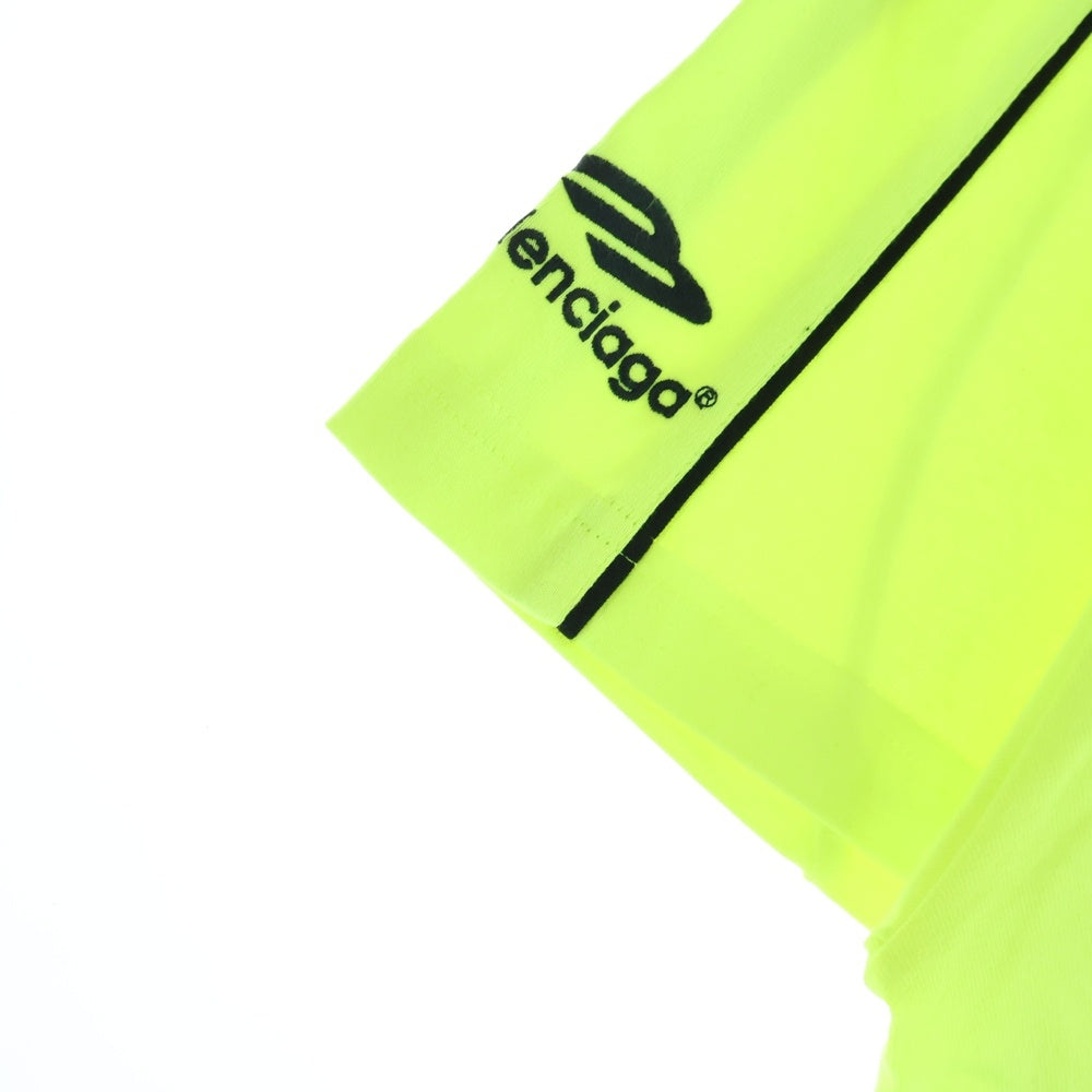 BALENCIAGA(バレンシアガ) 24SS PARIS SOCCER サッカーシリーズ テクニカルジャージー半袖Tシャツ 777705 TPVR5 イエロー