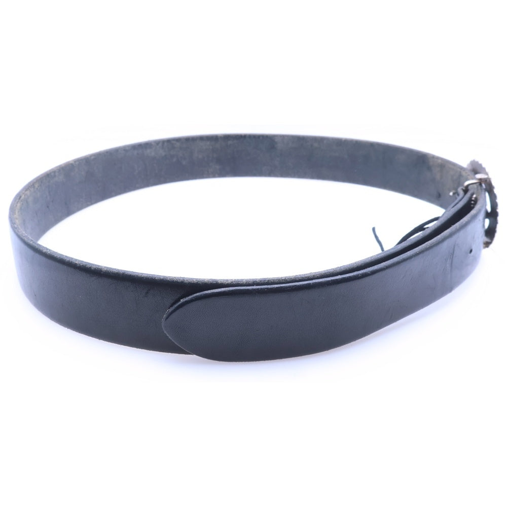 goro's(ゴローズ) 金縄ターコイズ付き特大風車コンチョ風車バックルベルト 黒