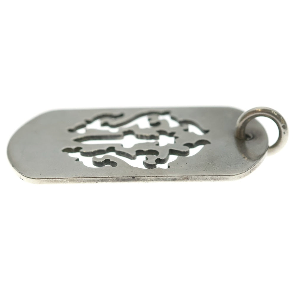 CHROME HEARTS(クロムハーツ) D TAG LRG DAGGER ヴァインダガーカットアウトドッグタグ ラージ ペンダントトップ シルバー BCA240