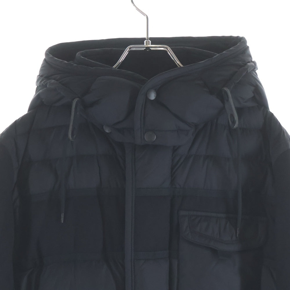 MONCLER(モンクレール) RYAN ライアン 切替フードダウンジャケット E20914139285 53227 ブラック