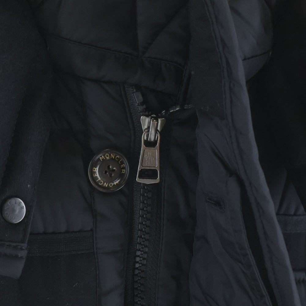 MONCLER(モンクレール) RYAN ライアン 切替フードダウンジャケット E20914139285 53227 ブラック