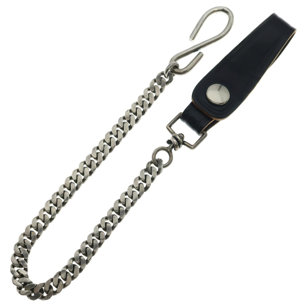 TENDERLOIN(テンダーロイン) WALLET CHAIN LEATHER BRASS ウォレットチェーン シルバー