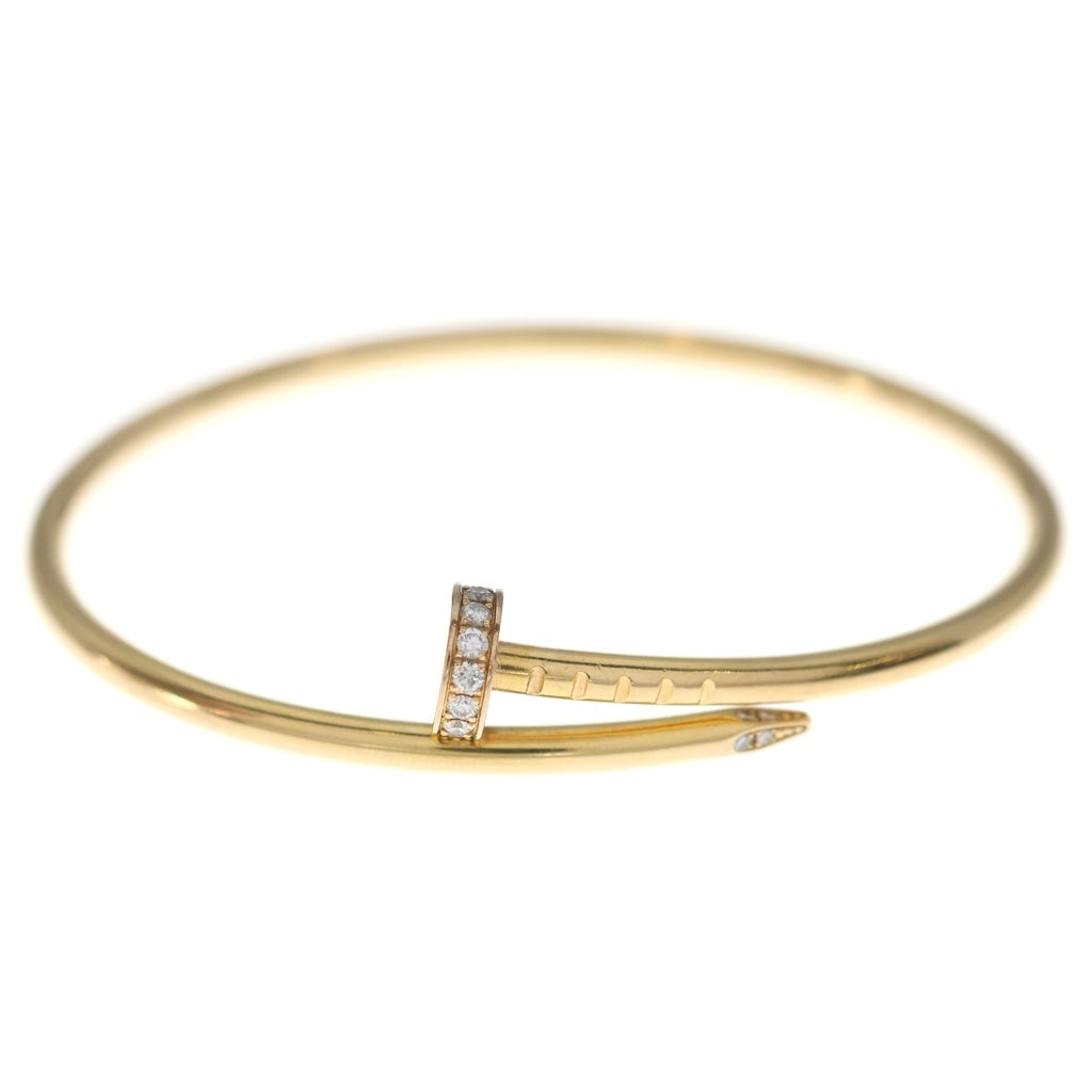 Cartier(カルティエ) JUSTE UN CLOU BRACELET ジュスト アンクル ブレスレット スモール ダイヤ イエローゴールド B6066115 レディース