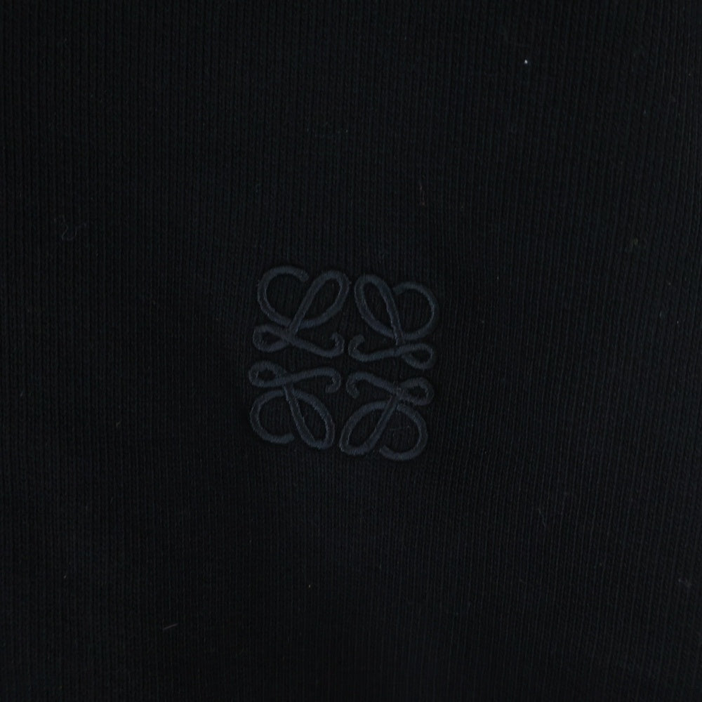 LOEWE(ロエベ) RELAXED FIT HOODIE H526Y25X53 アナグラム リラックスフィット プルオーバー パーカー スウェット ブラック