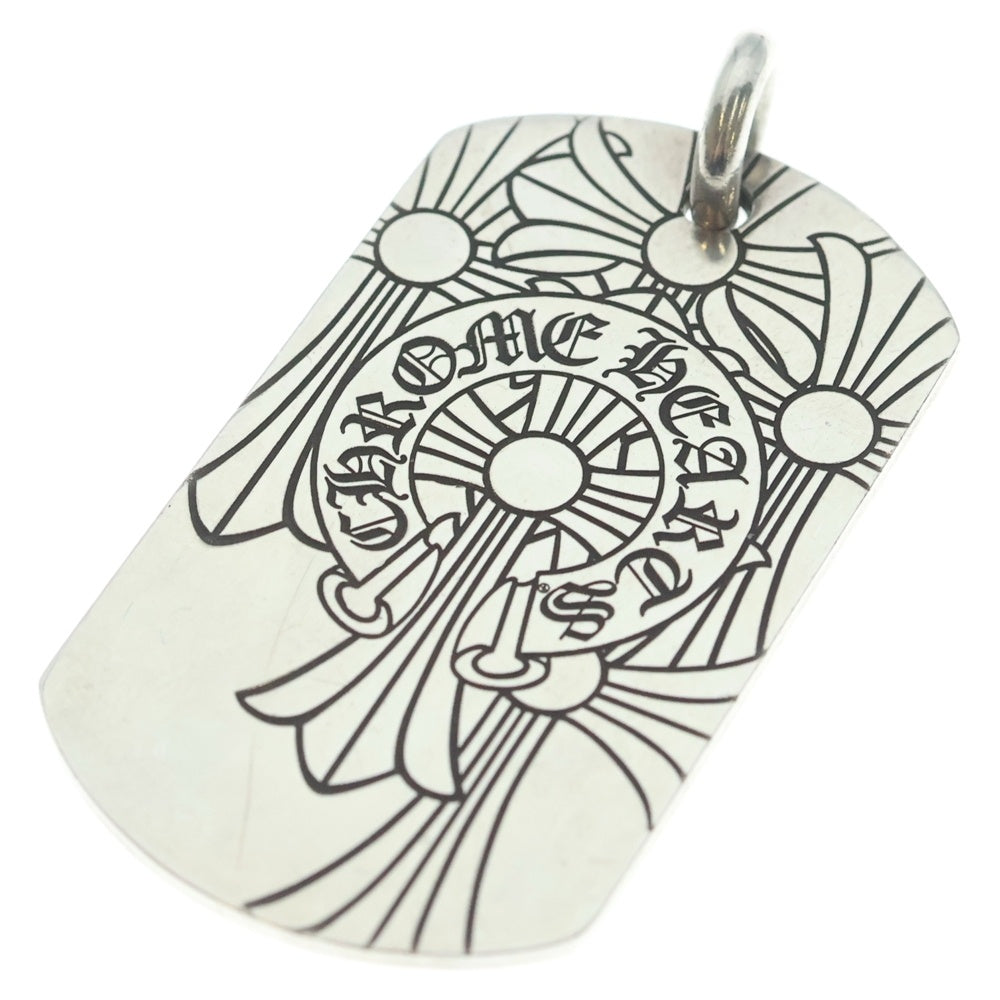 CHROME HEARTS(クロムハーツ) D TAG LRG GOD BLESS ラージゴッドブレス ドッグタグ ペンダントトップ シルバー