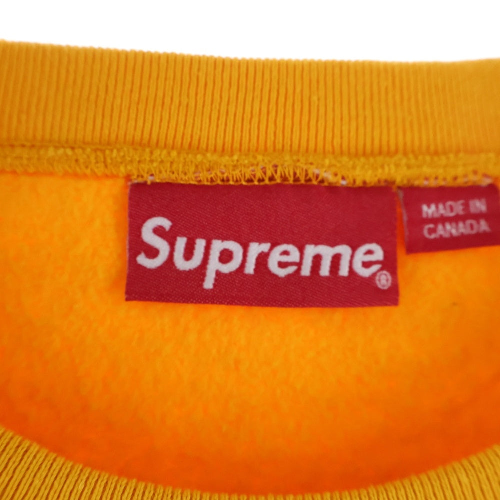 SUPREME(シュプリーム) 18AW Box Logo Crewneck ボックス ロゴ クルーネックスウェットトレーナー イエロー