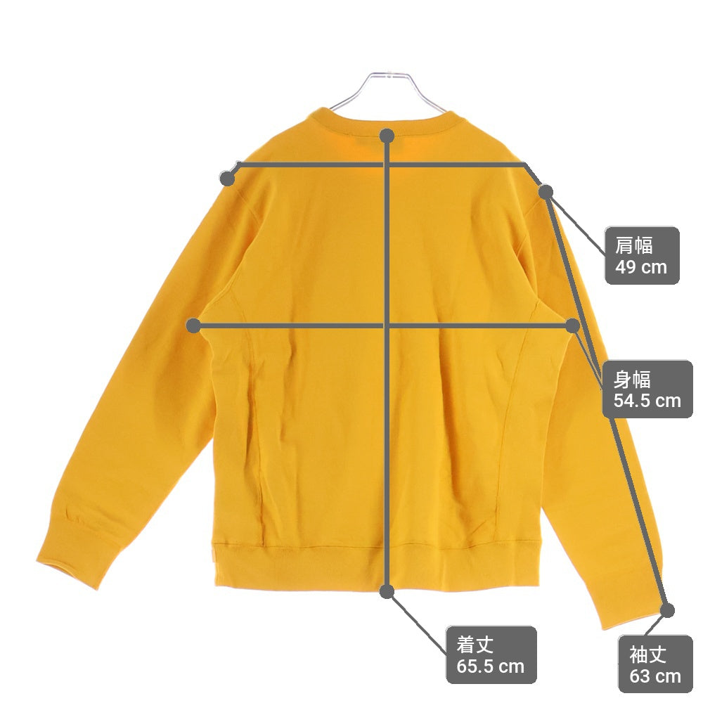SUPREME(シュプリーム) 18AW Box Logo Crewneck ボックス ロゴ クルーネックスウェットトレーナー イエロー