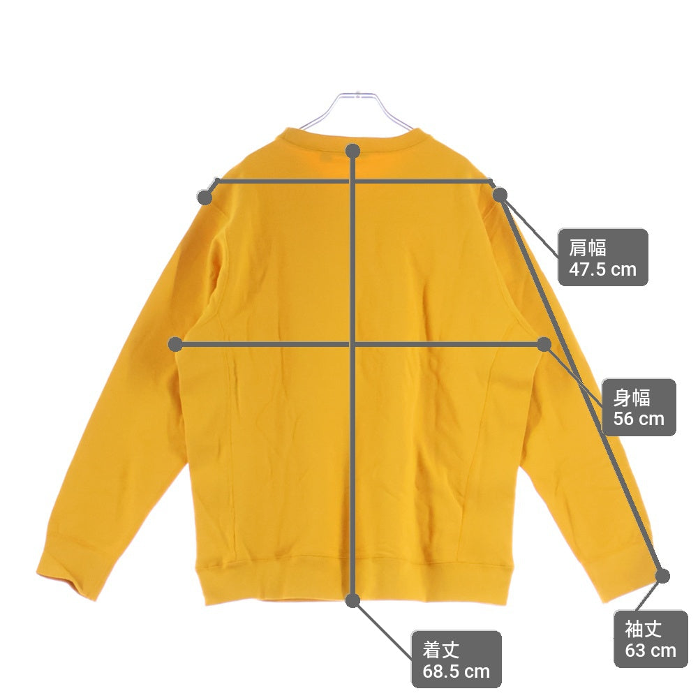 SUPREME(シュプリーム) 18AW Box Logo Crewneck ボックス ロゴ クルーネックスウェットトレーナー イエロー