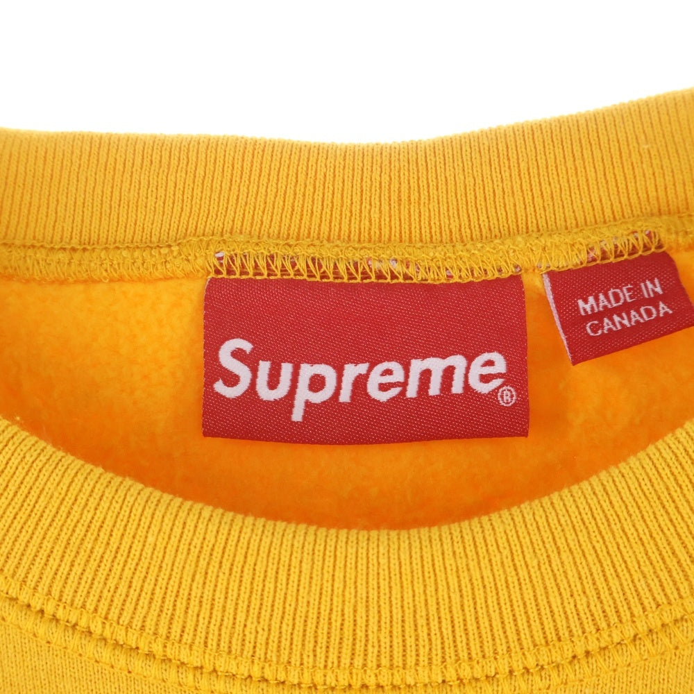 SUPREME(シュプリーム) 18AW Box Logo Crewneck ボックス ロゴ クルーネックスウェットトレーナー イエロー