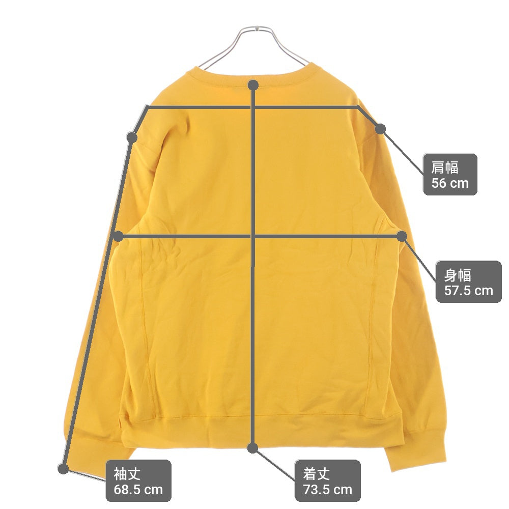 SUPREME(シュプリーム) 18AW Box Logo Crewneck ボックス ロゴ クルーネックスウェットトレーナー イエロー