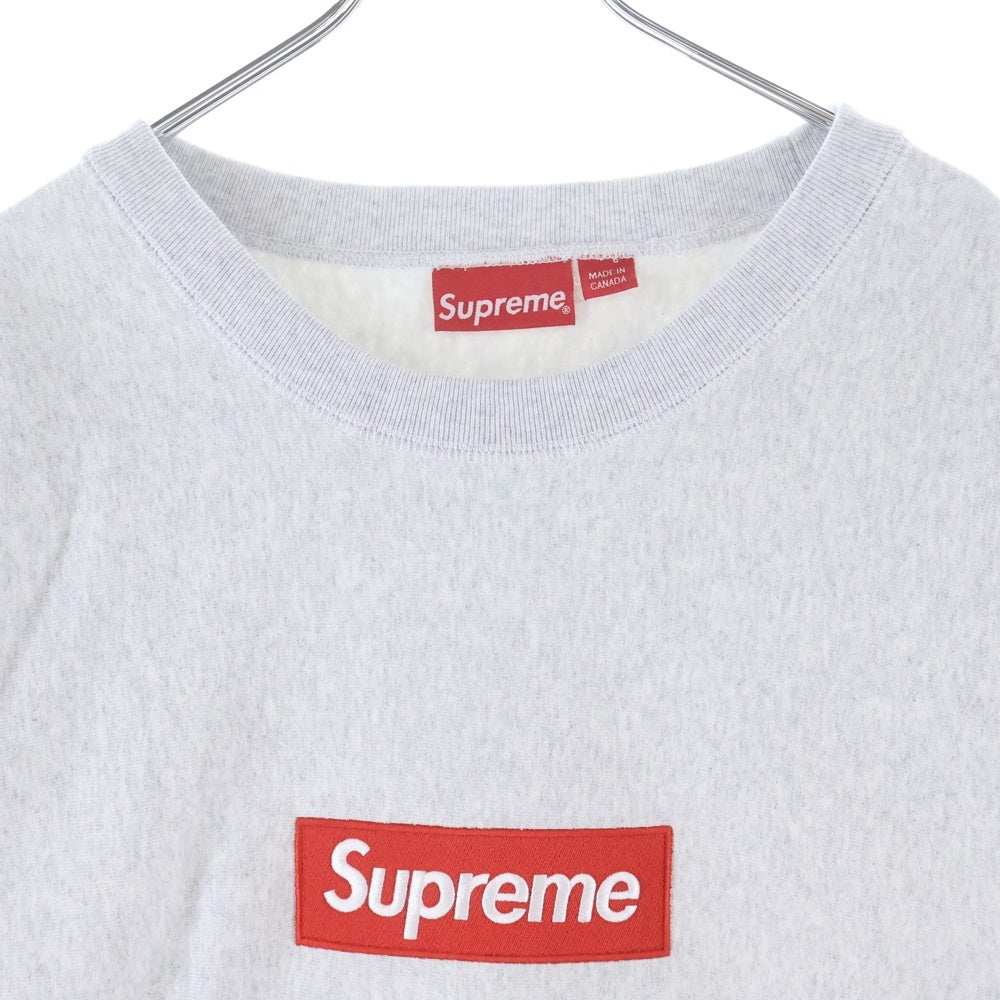 SUPREME(シュプリーム) 18AW Box Logo Crewneck ボックス ロゴ クルーネックスウェットトレーナー グレー