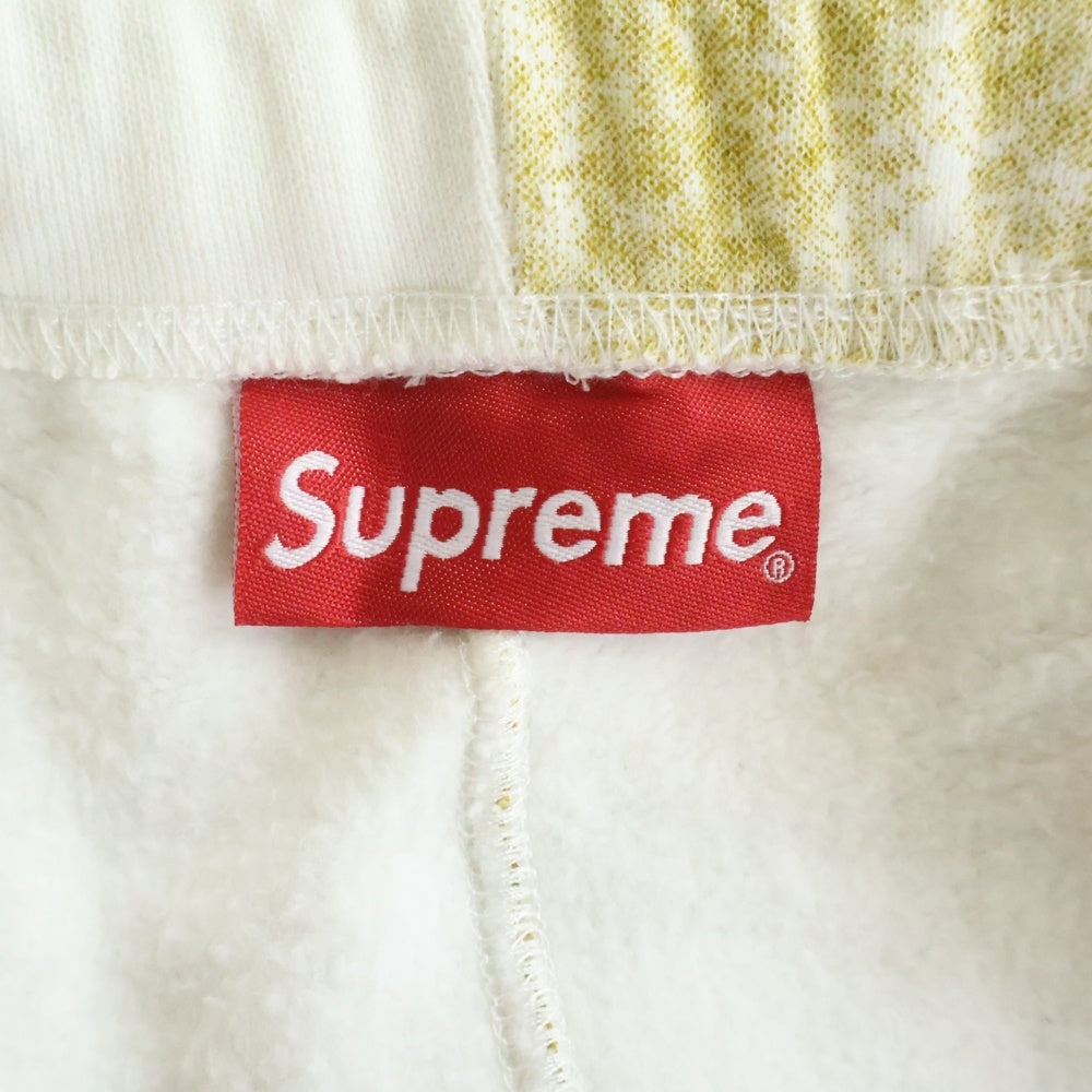 SUPREME(シュプリーム) 18AW Jesus and Mary Sweatpant ジーザス アンド メリー 総柄 スウェットロングパンツ イエロー/ホワイト