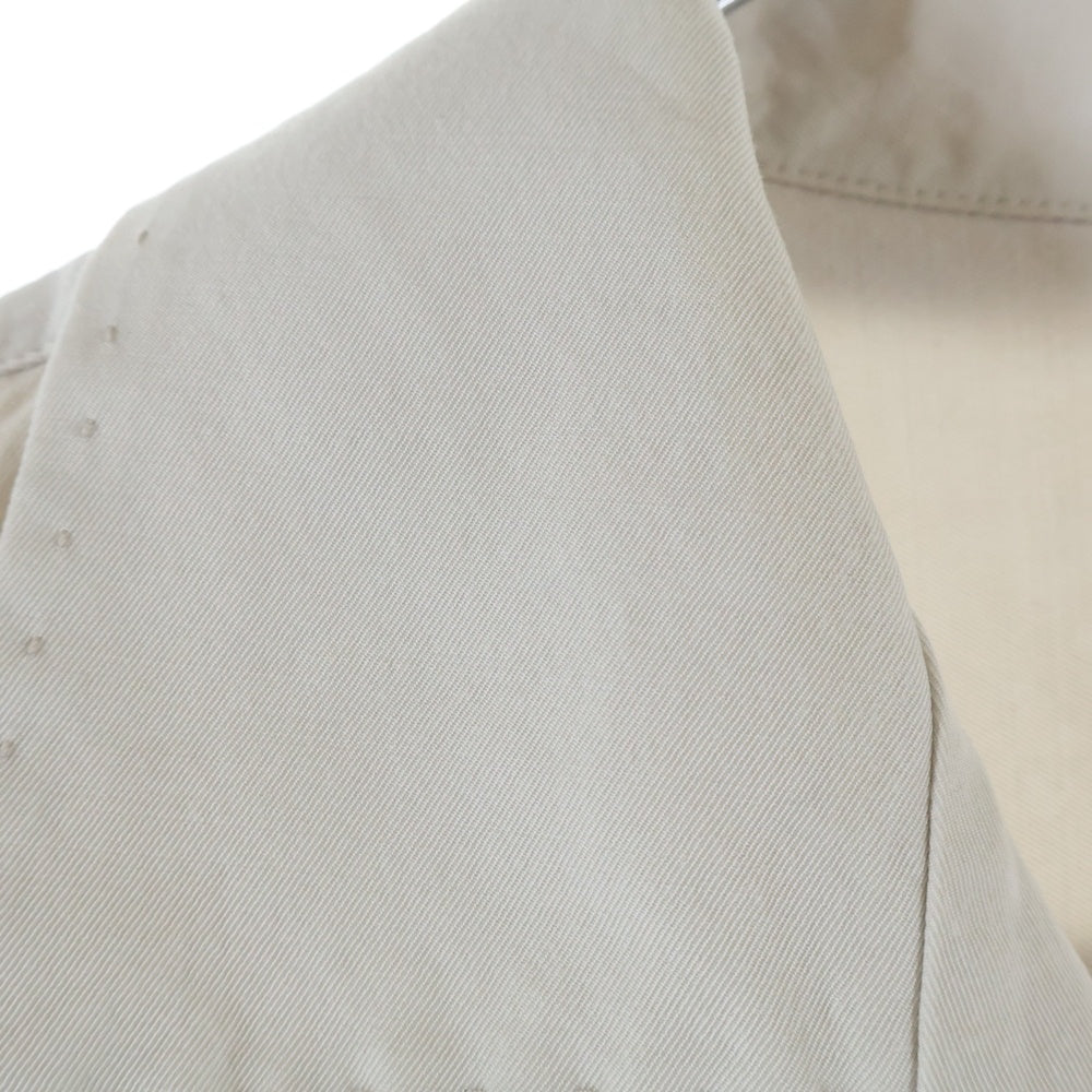 VISVIM(ヴィスヴィム) 25SS KEESEY SP SHIRT S/S ウール×シルクプリント半袖シャツ 0125105011013 ホワイト
