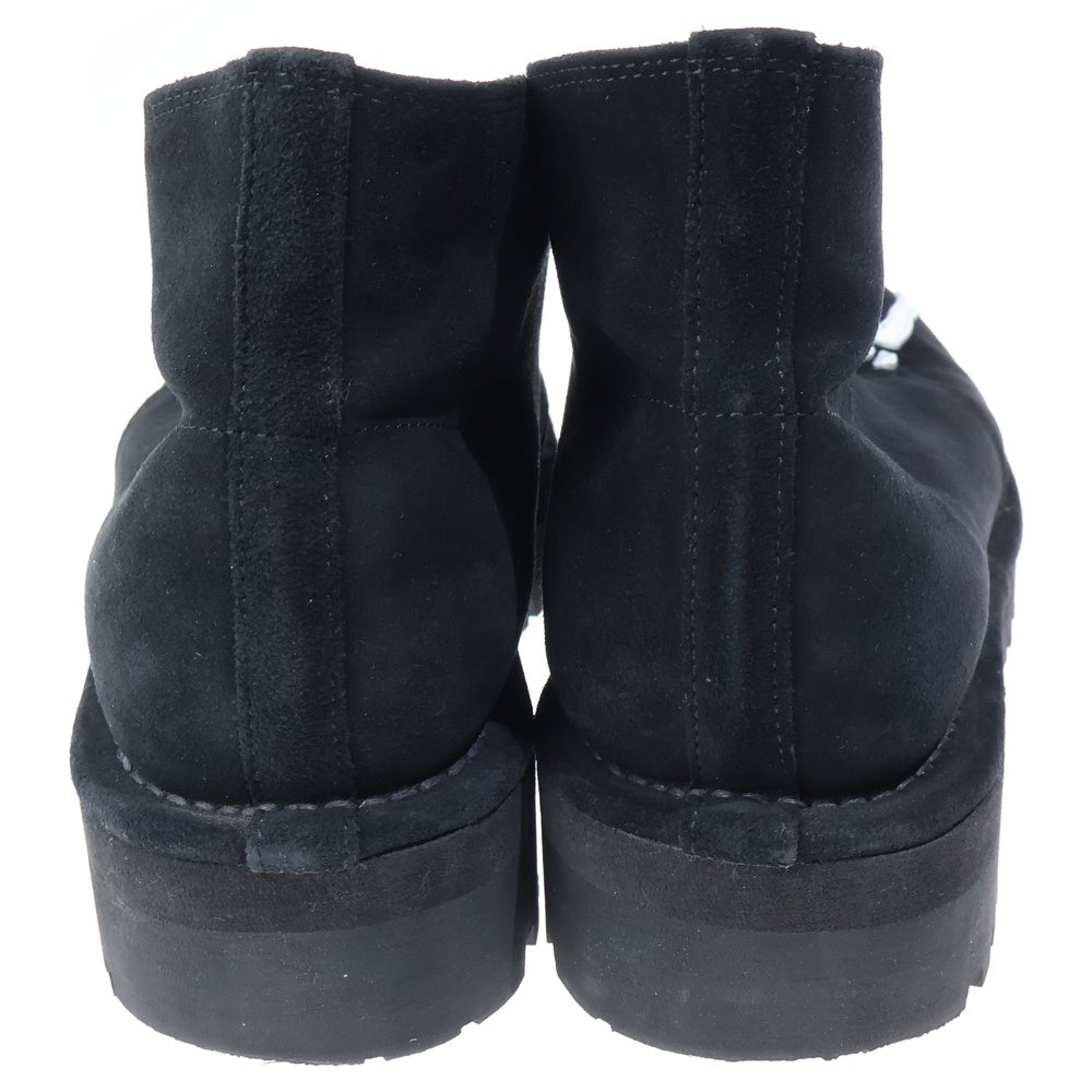 TAKAHIROMIYASHITA The SoloIst.(タカヒロミヤシタザソロイスト) 24SS×KIDS LOVE GAITE chukka boots bone キッズラブゲイト ボーンチャッカブーツ st0003SS24 ブラック