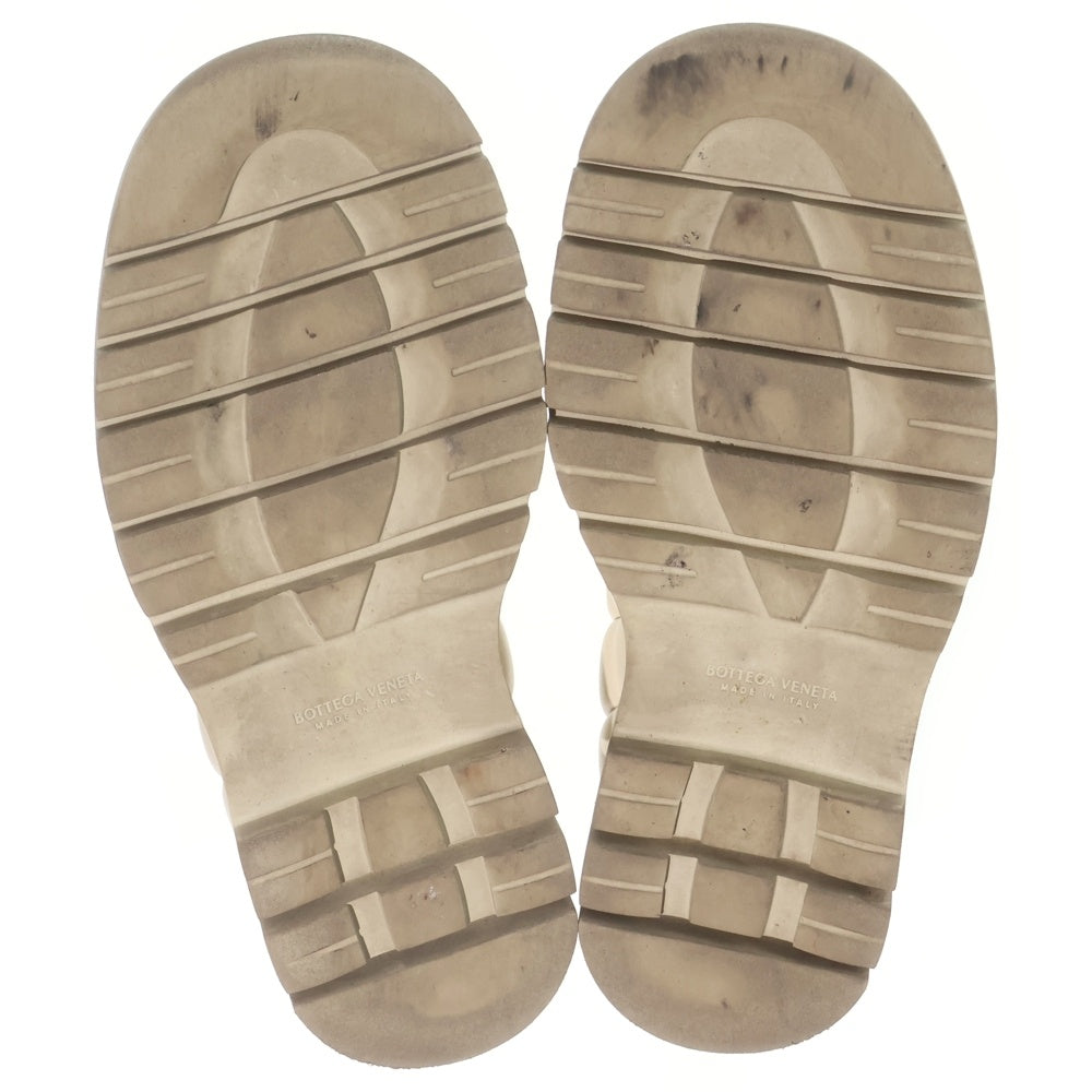 BOTTEGA VENETA(ボッテガヴェネタ) Diamond Quilted Leather Loafers ダイヤモンドキルティングレザーローファー シューズ ホワイト