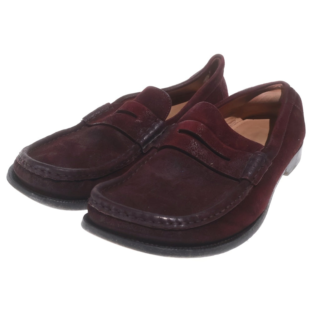 LOEWE(ロエベ) CAMPO カンポ スエードレザーローファー シューズ ボルドー