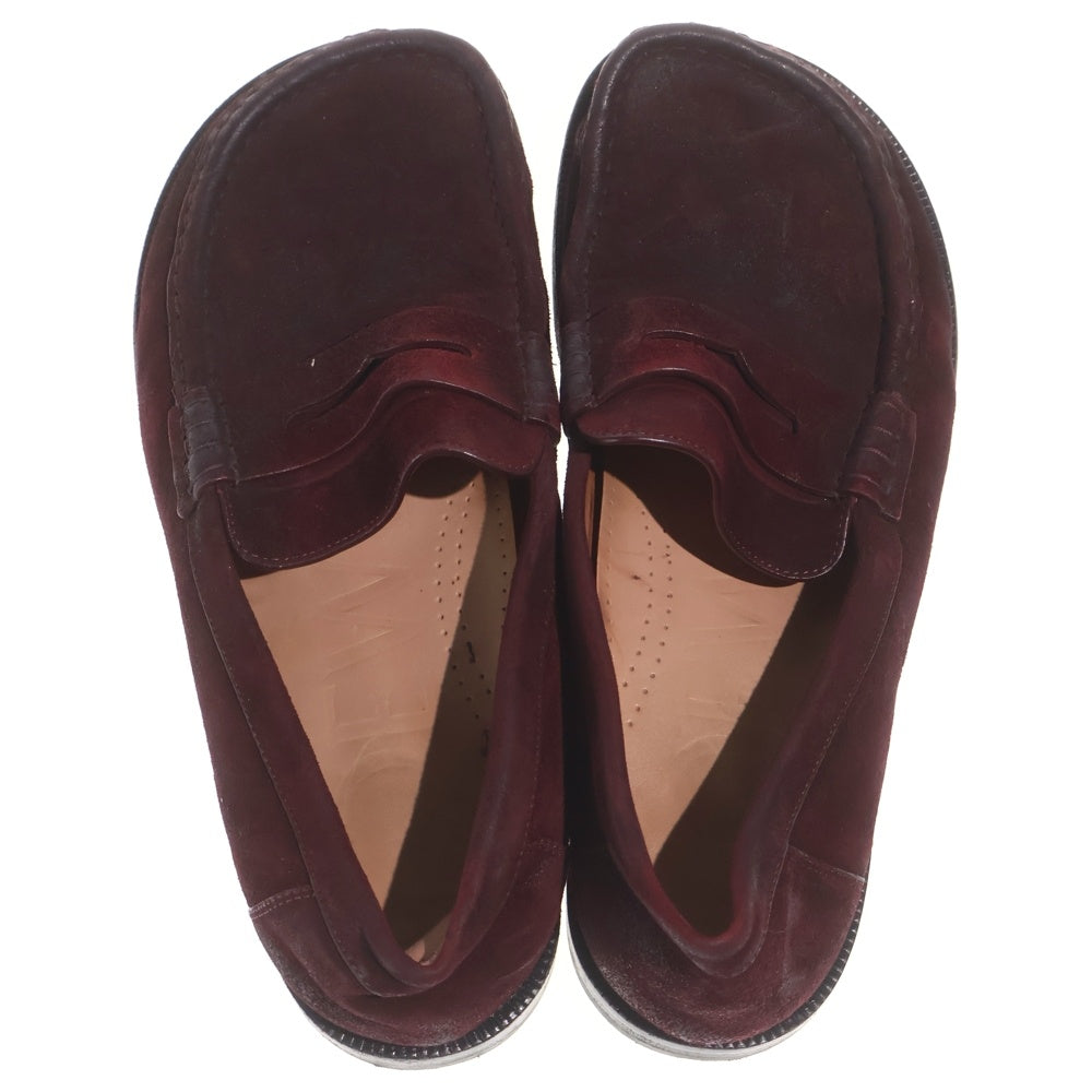 LOEWE(ロエベ) CAMPO カンポ スエードレザーローファー シューズ ボルドー