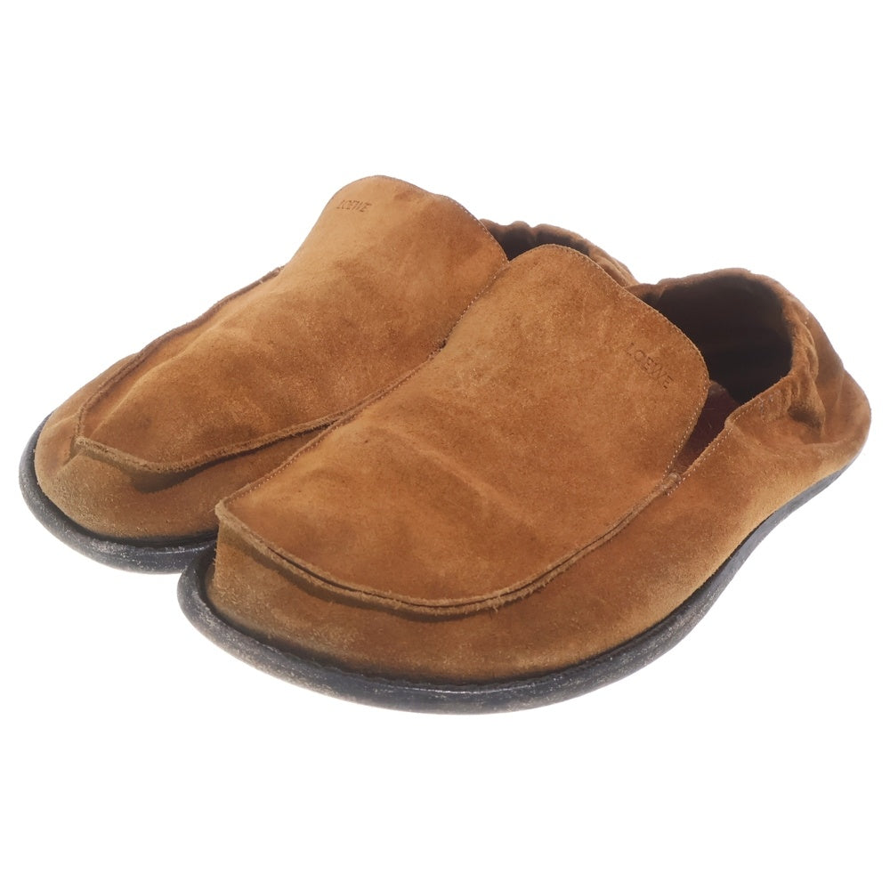 LOEWE(ロエベ) FLEX LOAFER フレックス スエードレザーローファー シューズ ブラウン