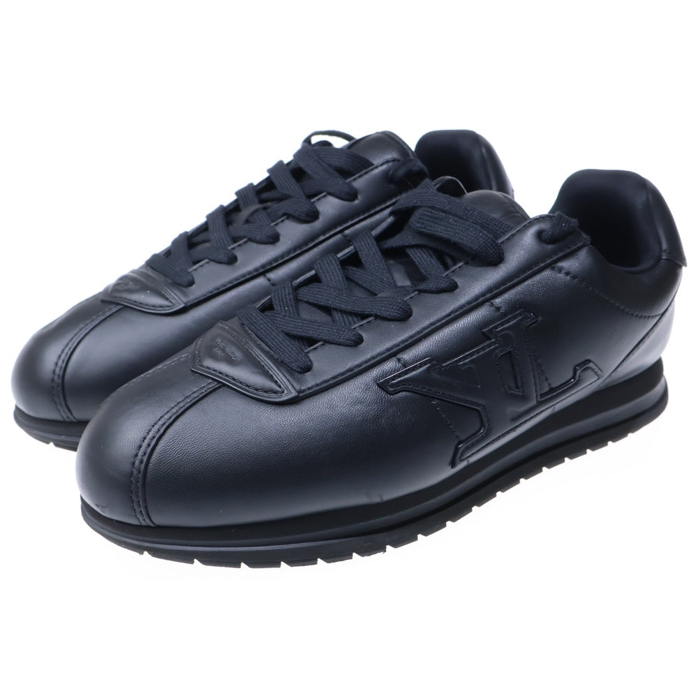 LOUIS VUITTON(ルイヴィトン) 25AW LV ButterSoft LVバターソフト パデットレザーローカットスニーカー 1AIKER ブラック