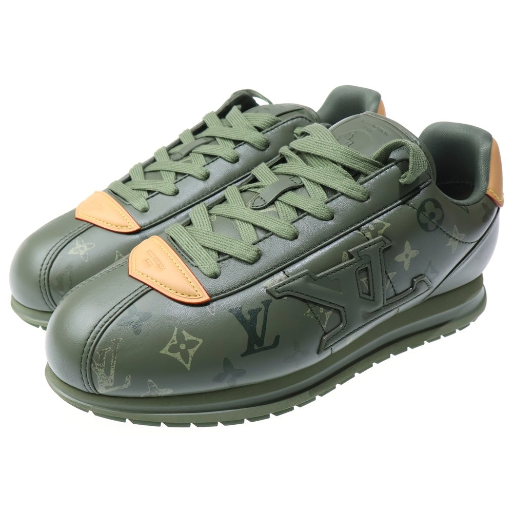 LOUIS VUITTON(ルイヴィトン) 25AW LV ButterSoft LVバターソフト モノグラム パデットレザーローカットスニーカー 1AJANU カーキ