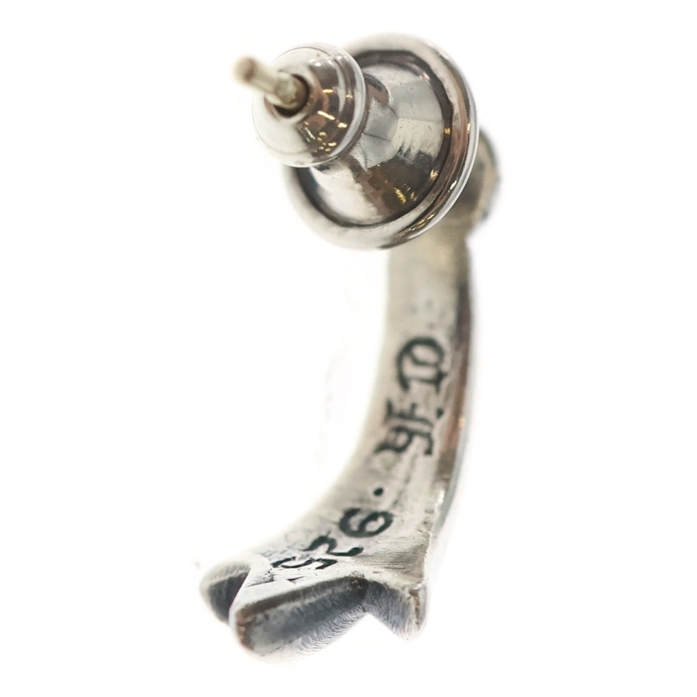 CHROME HEARTS(クロムハーツ) STUD CRSSTAL クロステイルスタッド ピアス シルバー