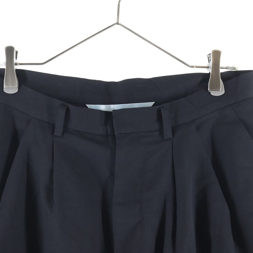Dulcamara(ドゥルカマラ) よそいきオーバータックスラックスパンツ ブラック