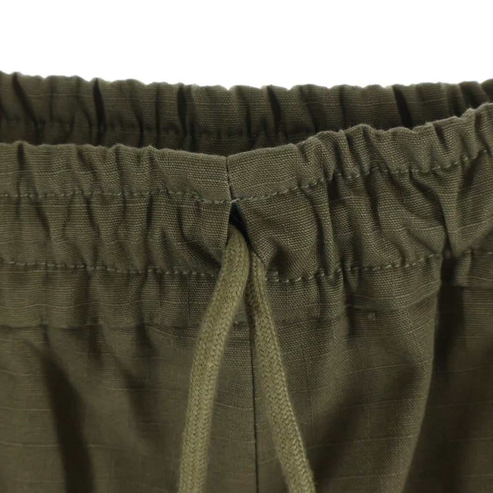 FFFPOSTALSERVICE(トリプルエフポスタルサービス) 25AW Curved Backzip Trousers カーブバックジップワイドトラウザーズパンツ FFFPSFW2523 カーキ
