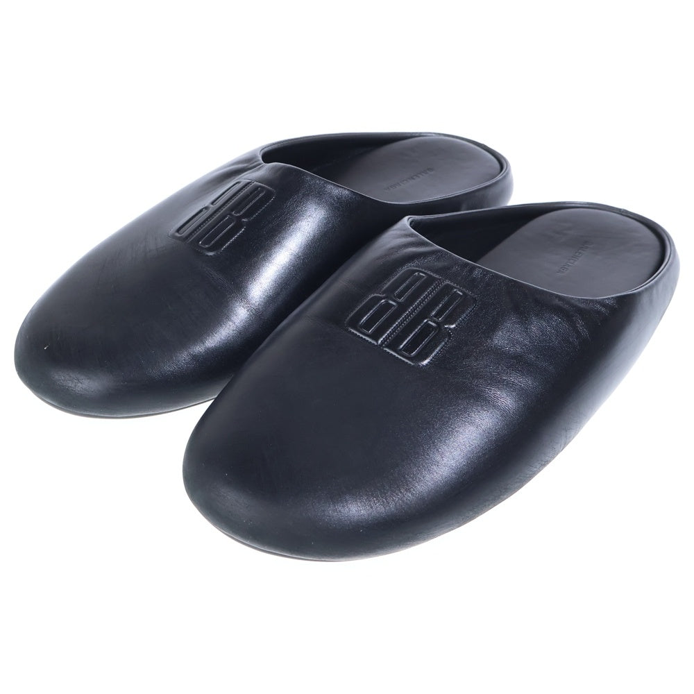 BALENCIAGA(バレンシアガ) 25AW CHATEAU MULE FLAT シャトーフラットミュール シューズ サンダル 834414 WBDH1 ブラック