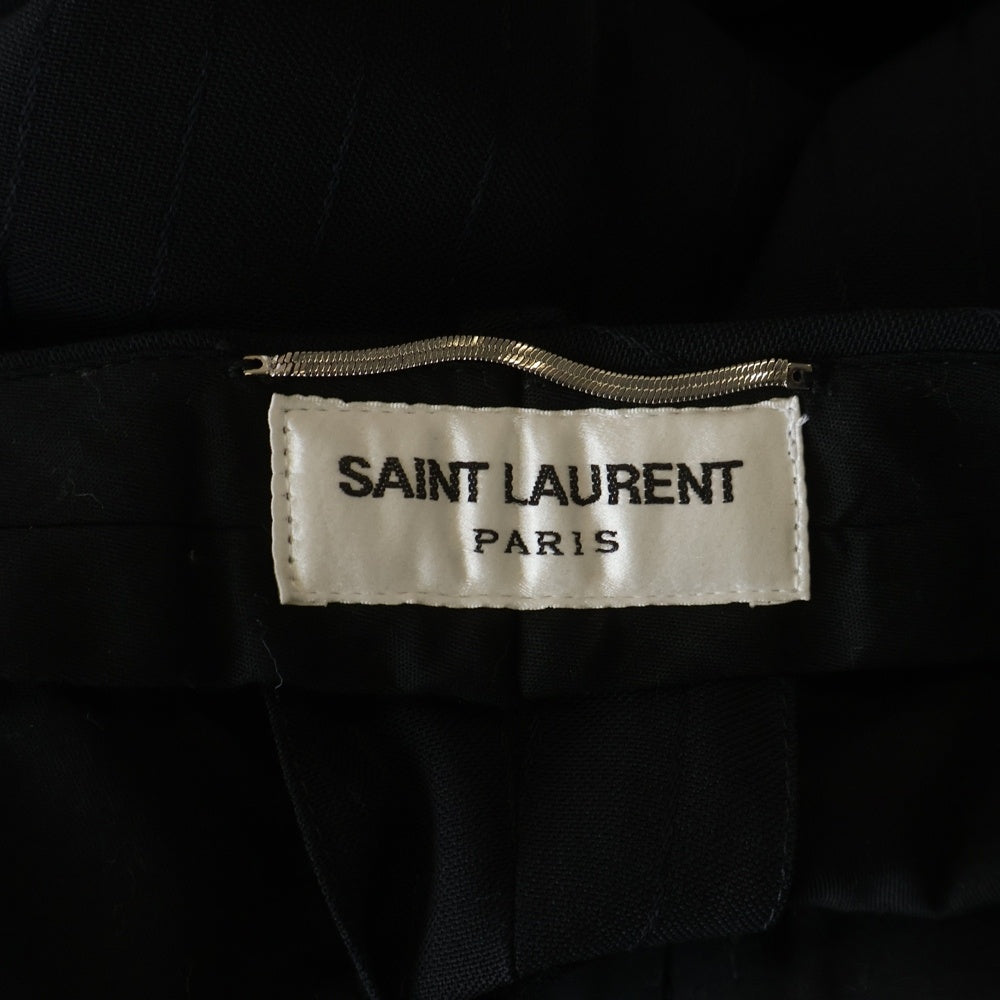 SAINT LAURENT PARIS(サンローランパリ) シャドーストライプ ドレススラックスパンツ 737996 Y1G01 ブラック