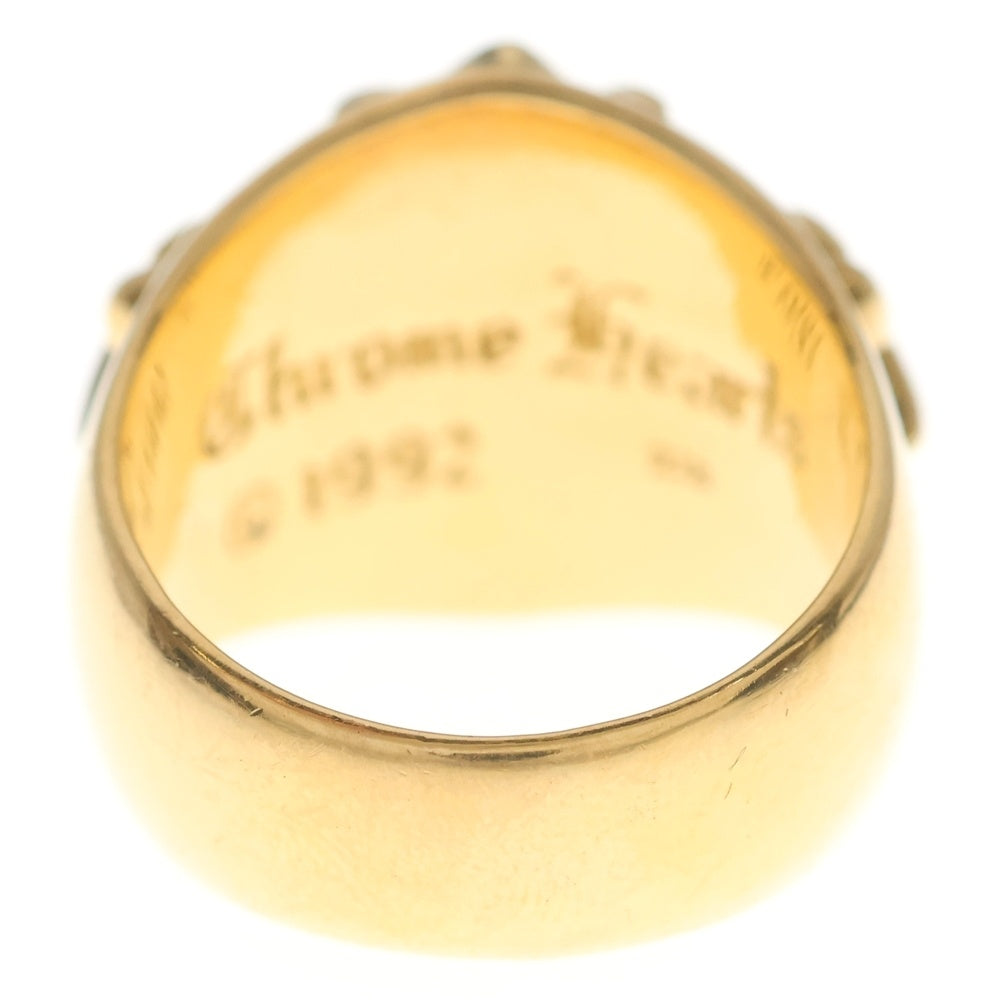 CHROME HEARTS(クロムハーツ) 22K KEEPER P/DIA キーパーリング PAVEダイヤ ゴールド BCA059