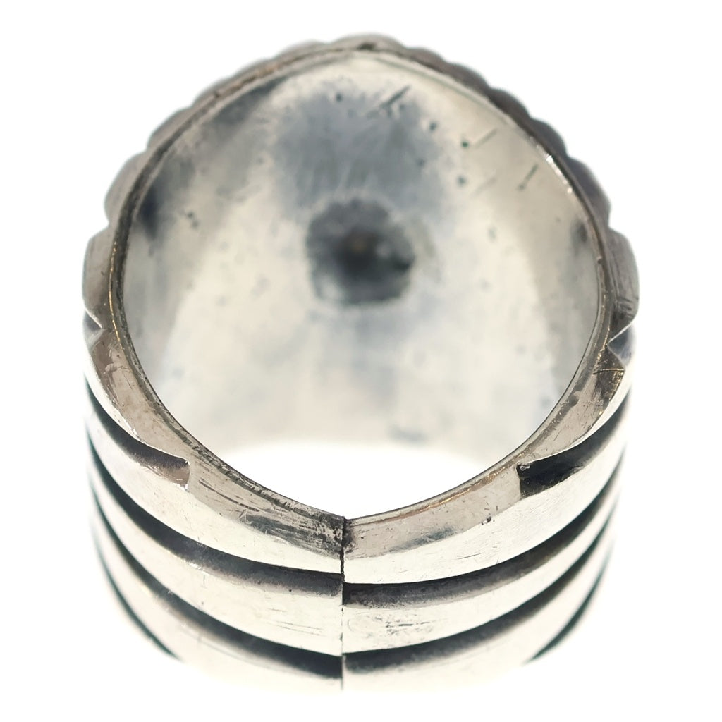 INDIAN JEWELRY(インディアンジュエリー) ナバホ族 Harrison Jim ハリソン・ジム作 ナバホリング 19号 シルバー