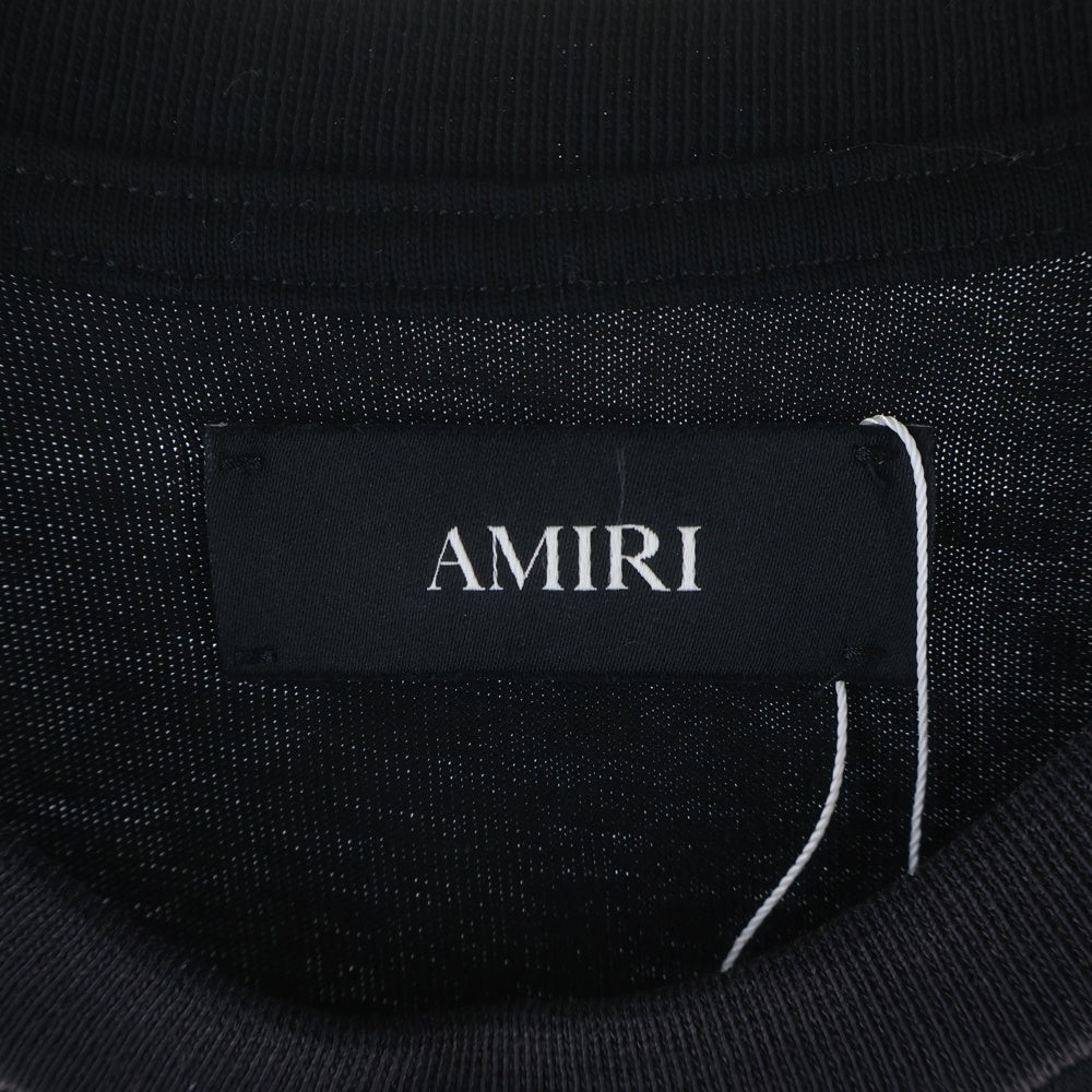 AMIRI(アミリ) 26SS MA Flames OS TEE フレイムプリントオーバーサイズ半袖Tシャツ AMTOJR1111 ブラック