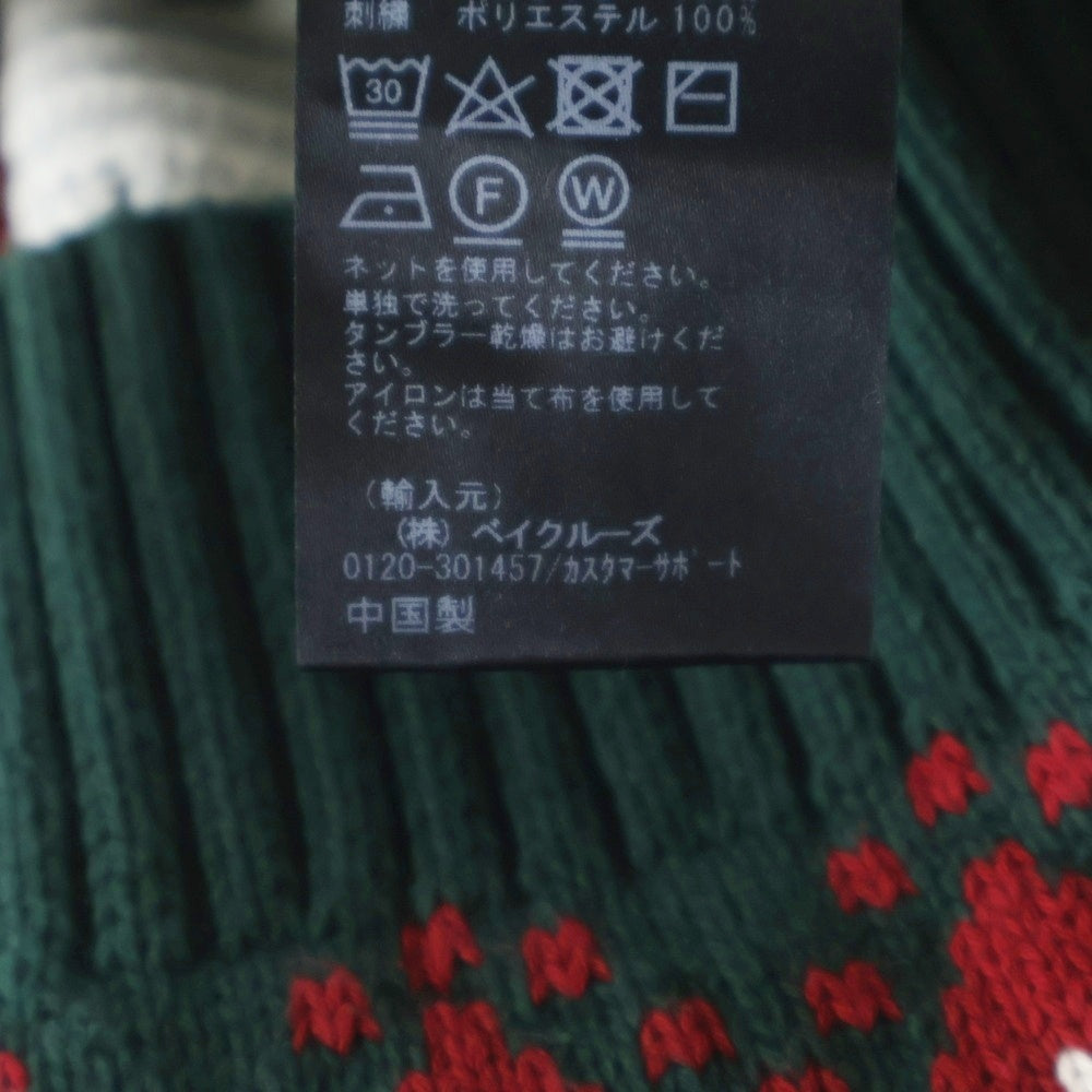 KITH(キス) 24AW The Grinch Fair Isle Lewis Crewneck グリンチ ノルディックニットセーター グリーン