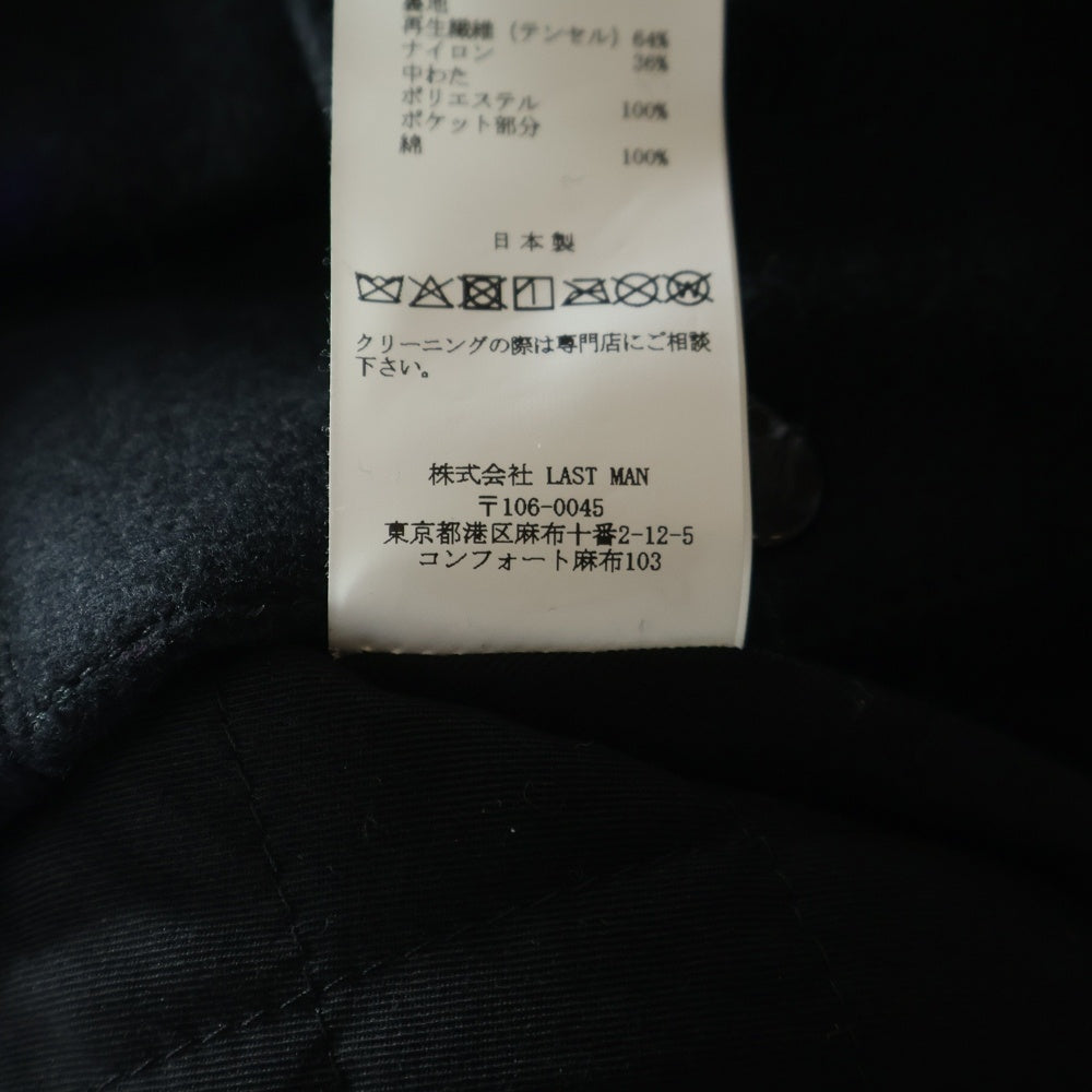 LASTMAN(ラストマン) 25AW CAR CLUB JACKET カークラブジャケット 252LM-JK05 ブラック