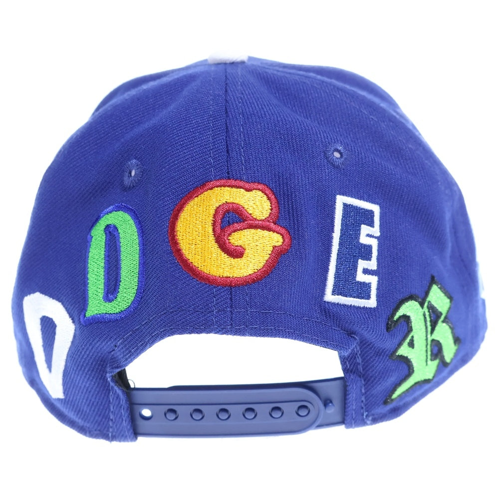 SAINT MICHAEL(セントマイケル) 25SS×NEW ERA 9FIFTY MLB NE CAP ニューエラ LAロゴスナップバックキャップ ネイビー