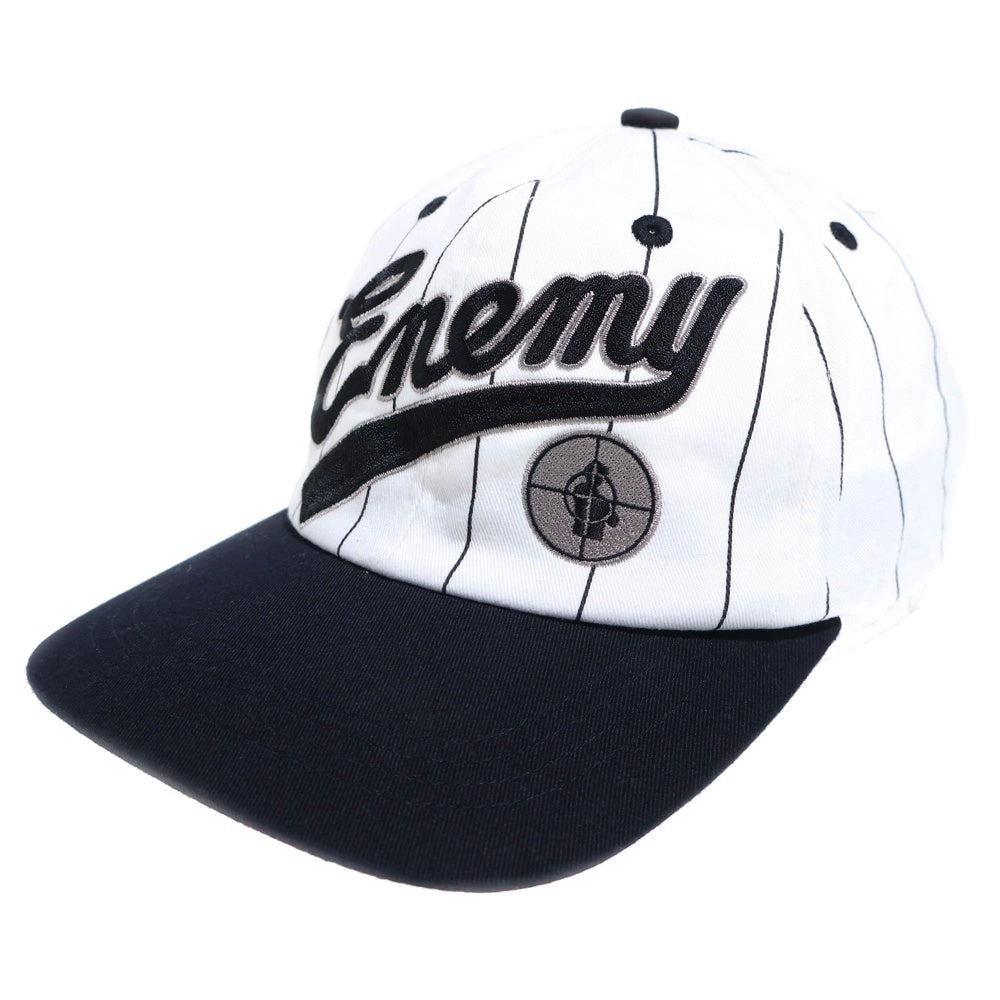 SAINT MICHAEL(セントマイケル) 24AW PE CAP SNT ENEMY Public Enemy パブリックエネミー スナップバックキャップ SM-YS1-0000-C22 ホワイト