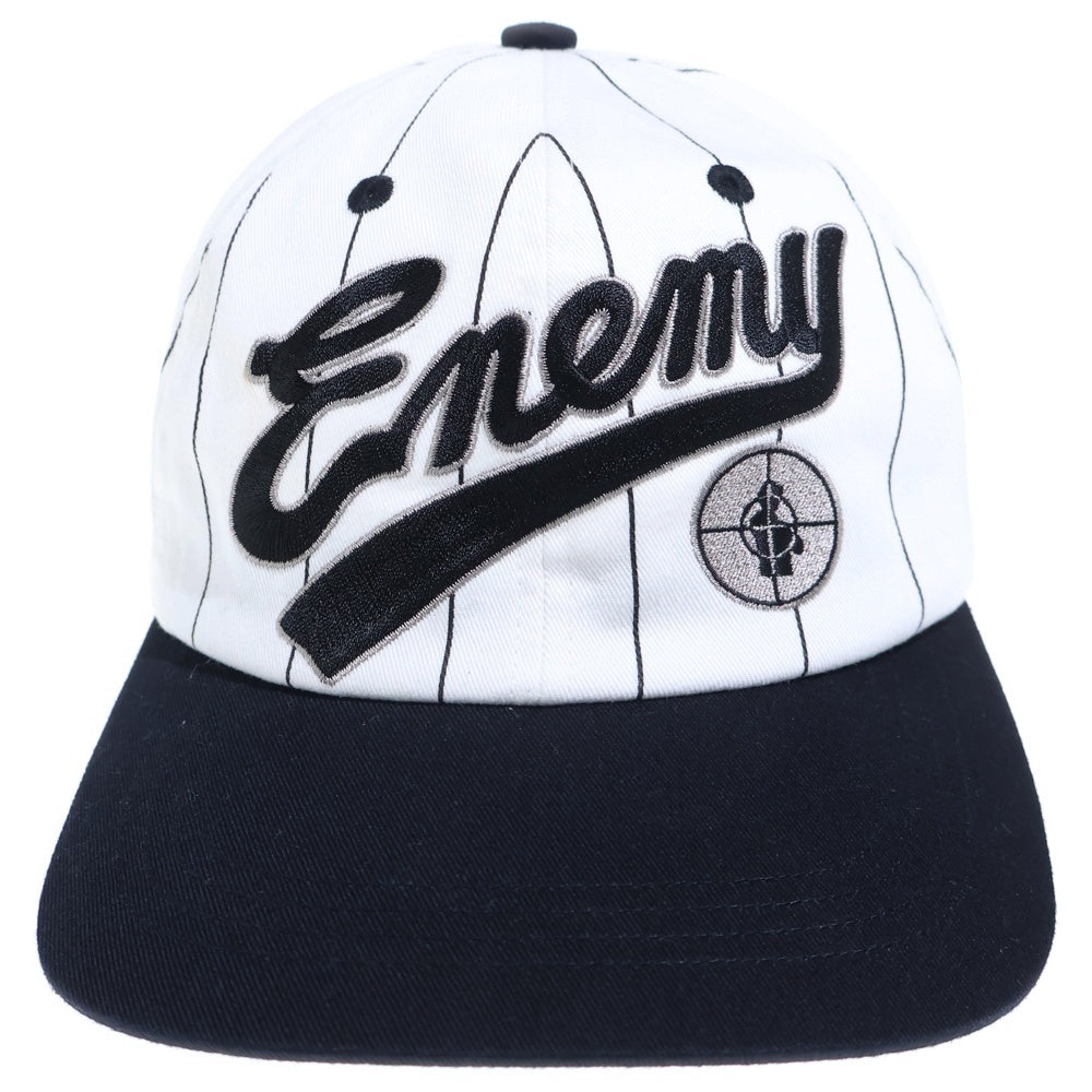 SAINT MICHAEL(セントマイケル) 24AW PE CAP SNT ENEMY Public Enemy パブリックエネミー スナップバックキャップ SM-YS1-0000-C22 ホワイト