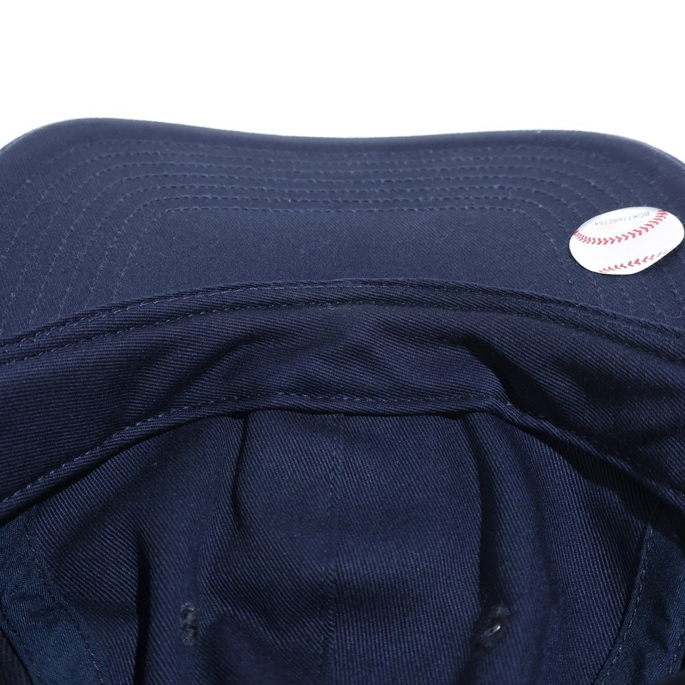 KITH(キス) ×Brooklyn Museum 47 New York Yankees Franchise LS Cap NYロゴフランチャイズ LS キャップ ネイビー