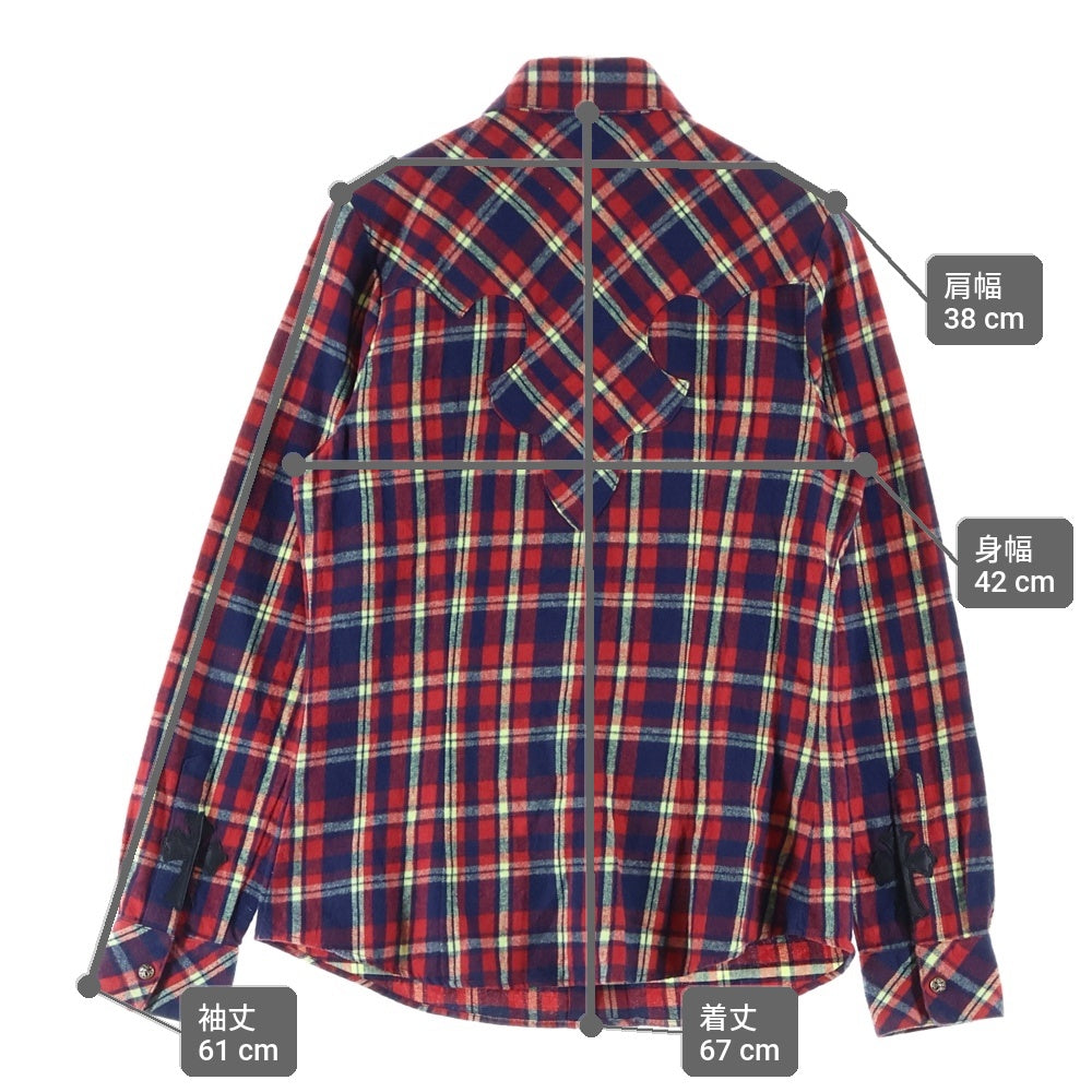 CHROME HEARTS(クロムハーツ) WESTN ウエスタン 袖レザークロスパッチ