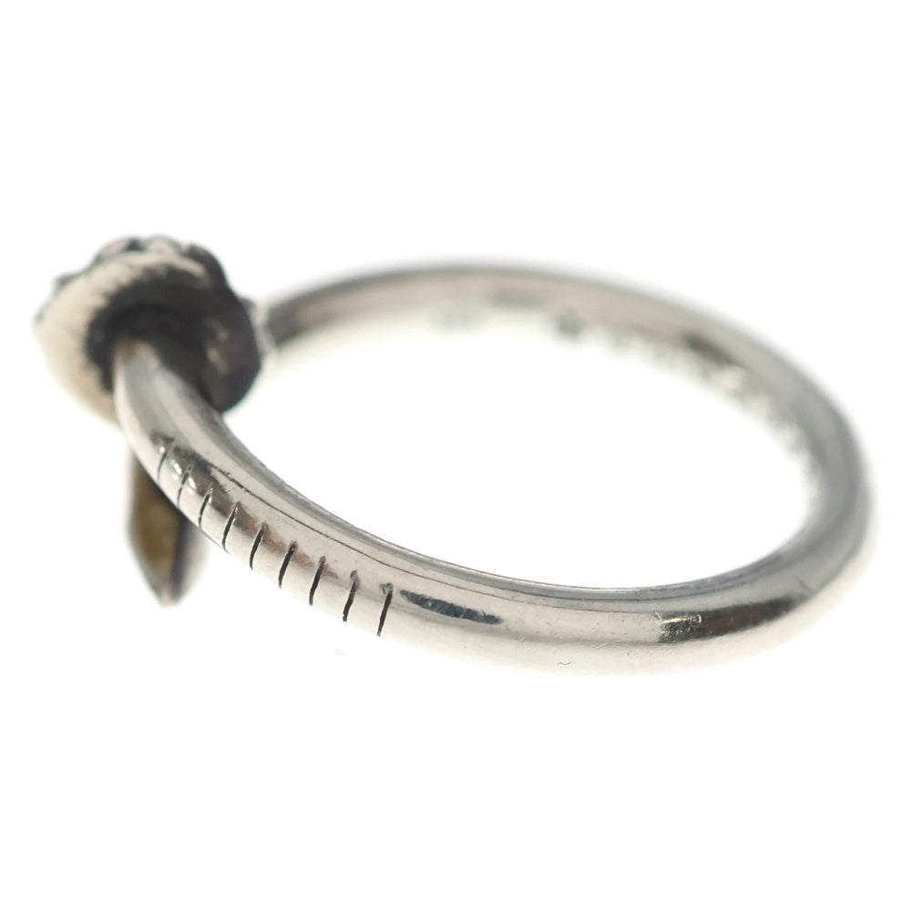 CHROME HEARTS(クロムハーツ) NAIL CRSBALL ネイル クロスボール リング シルバー BCA349