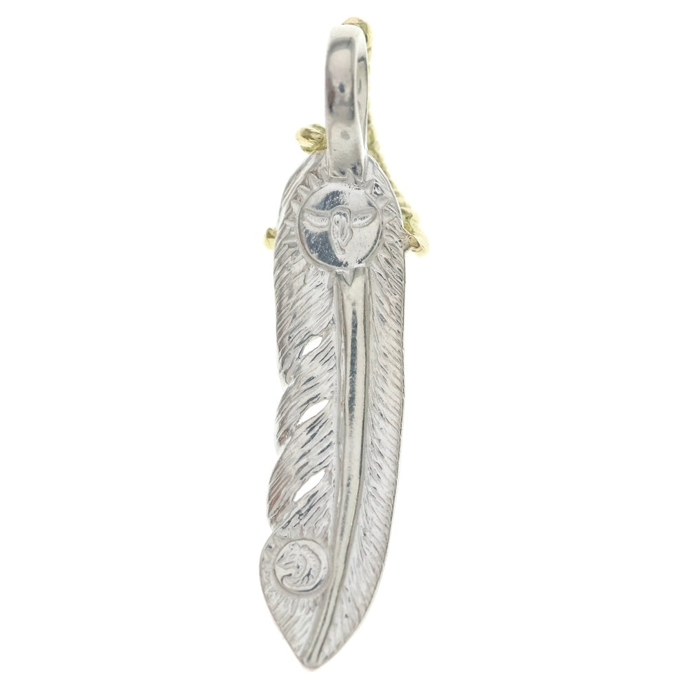 TADY & KING(タディアンドキング) 爪K18フェザー S ペンダントトップ 右向き シルバー/ゴールド