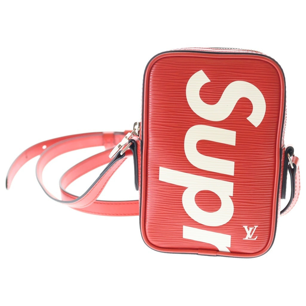 SUPREME(シュプリーム) 17AW×Louis Vuitton LV Danube PPM ルイヴィトン エピ ダヌーヴ PPM レザーショルダーバッグ M53434 レッド