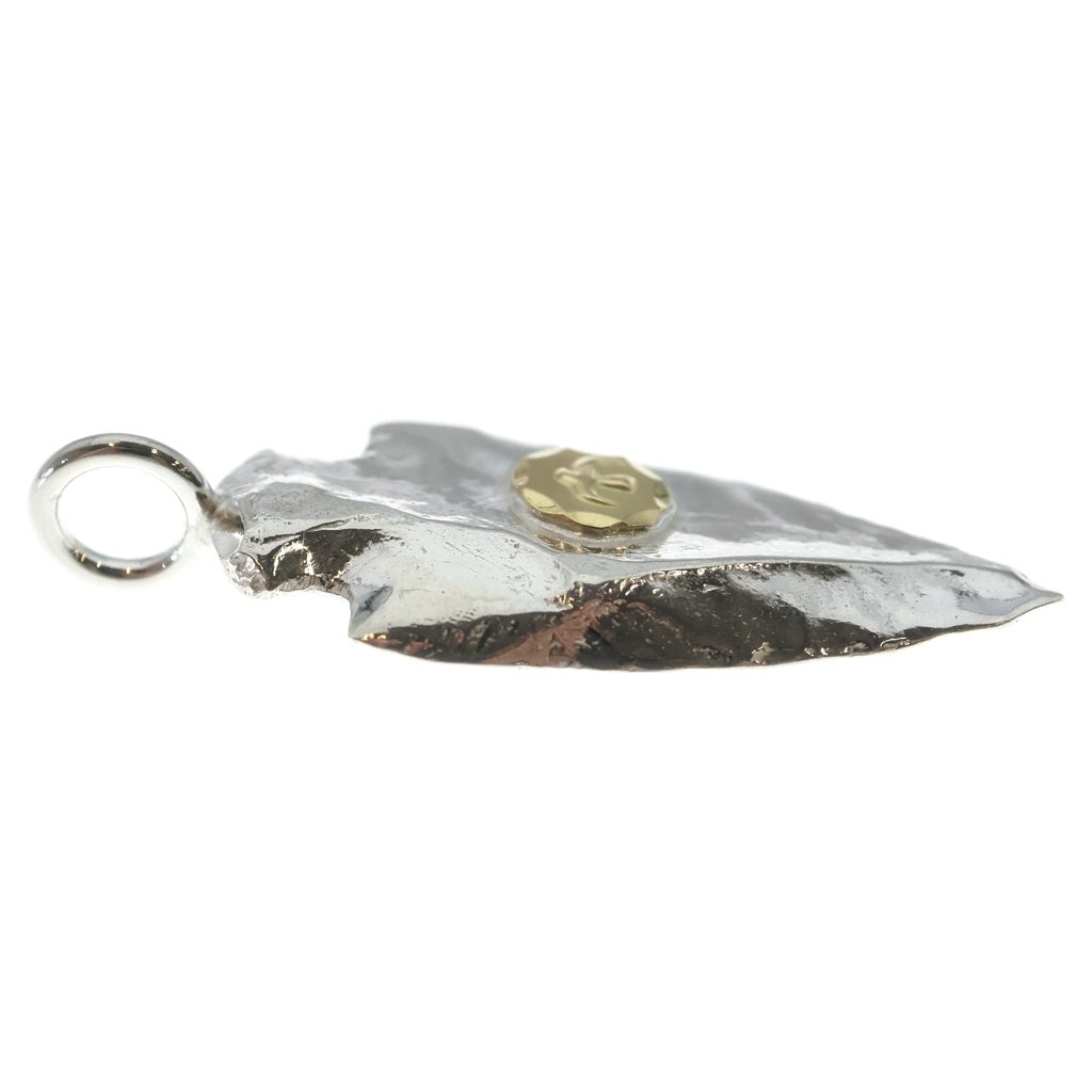 goro's(ゴローズ) 【新品】【現行】メタル付き矢じり中 ペンダントトップ シルバー/ゴールド BGA165