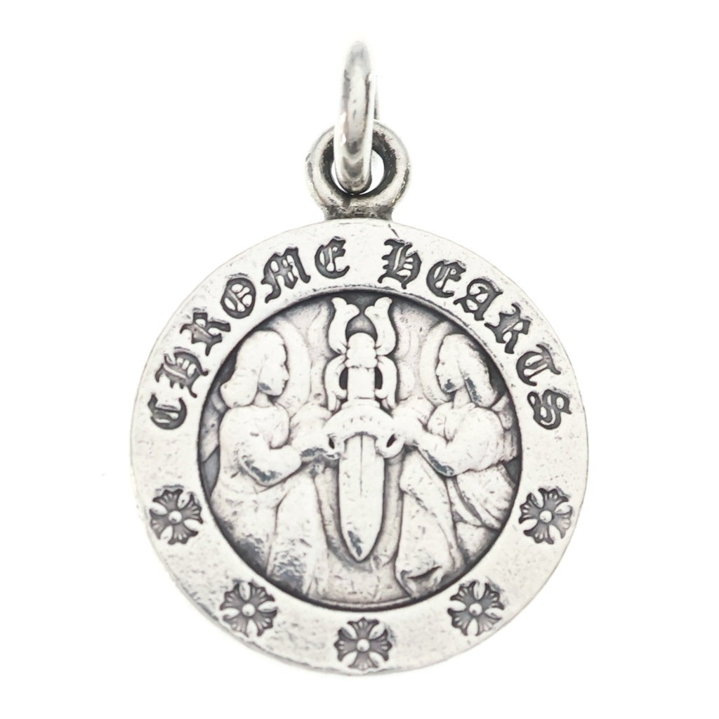 CHROME HEARTS(クロムハーツ) CHRM ANGL MDL V2 エンジェルメダルチャーム ペンダントトップ シルバーBCA229