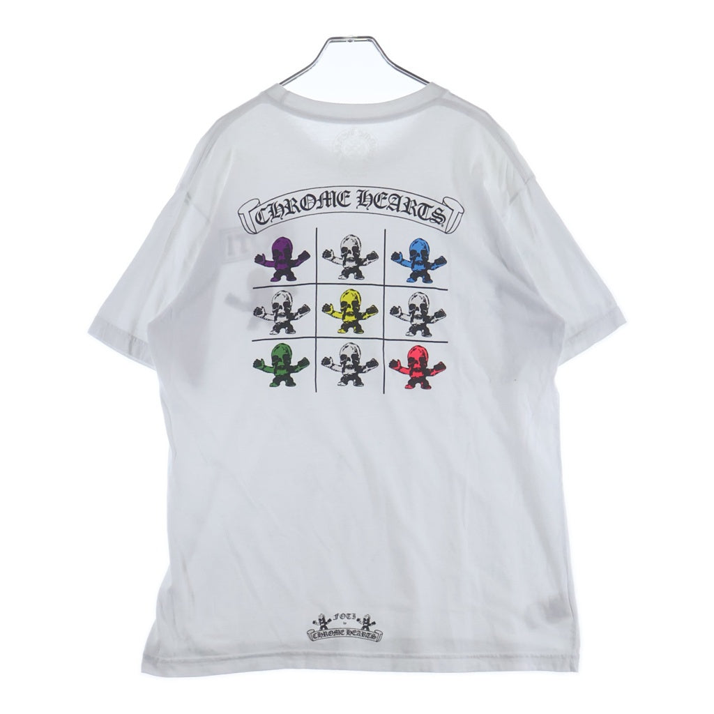 CHROME HEARTS(クロムハーツ) FOTI TIKTAK TEETER フォティ ティクタク・ティーター プリント半袖Tシャツ カットソー ホワイト/マルチ