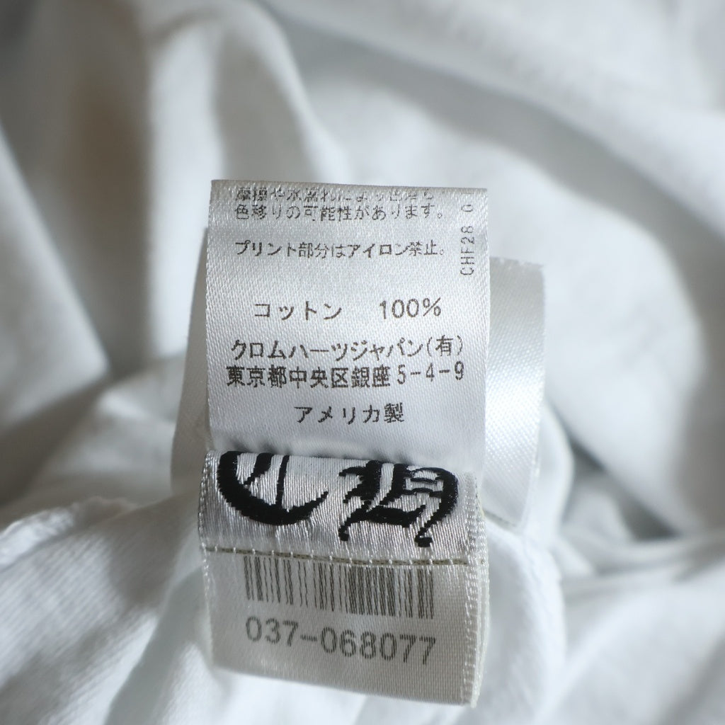 CHROME HEARTS(クロムハーツ) FOTI TIKTAK TEETER フォティ ティクタク・ティーター プリント半袖Tシャツ カットソー ホワイト/マルチ