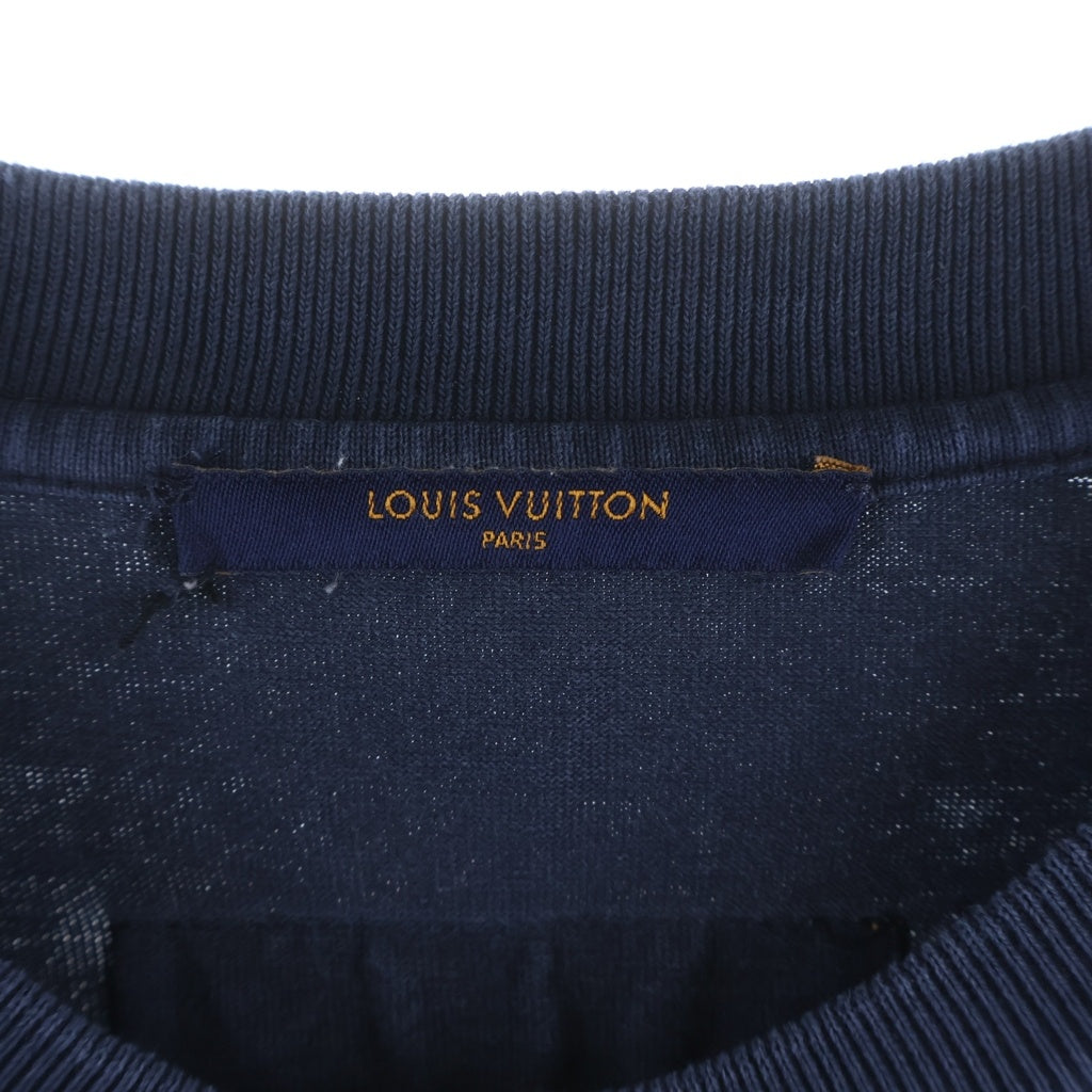 LOUIS VUITTON(ルイヴィトン) 21SS インサイドアウトクルーネック長袖Tシャツ ロンT RM211Q JYN HIY46W ネイビー